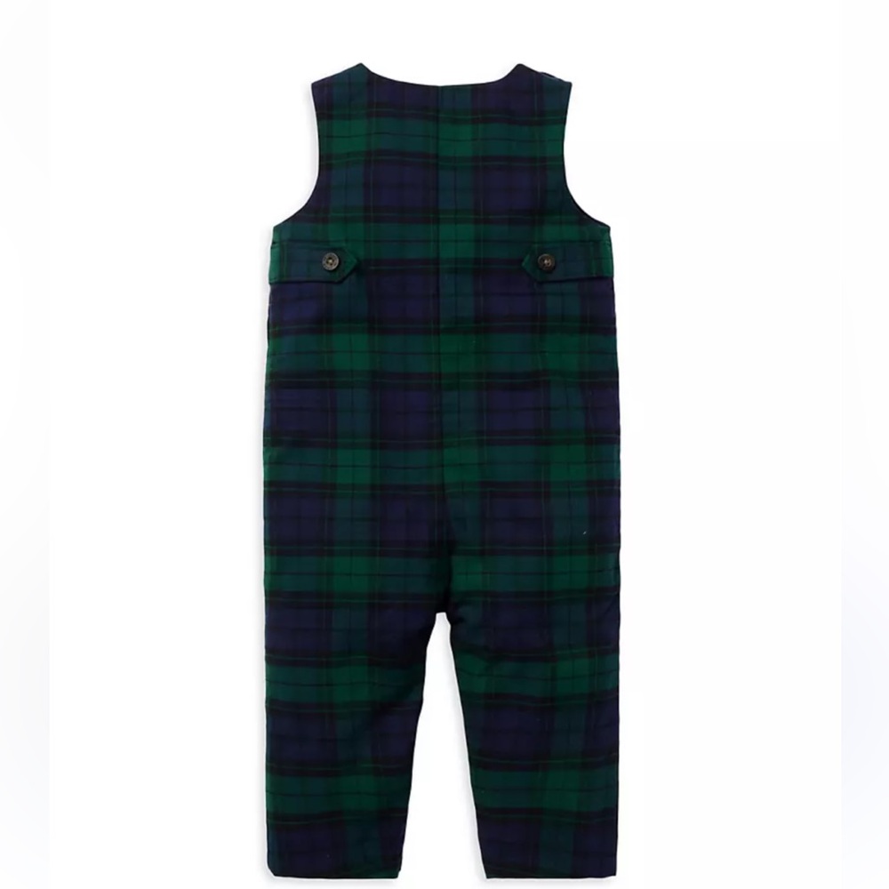 Janie and Jack Tartan Overalls